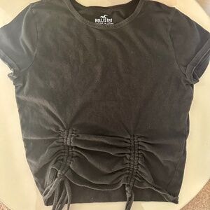 Front Ruched Short Sleeve Tee